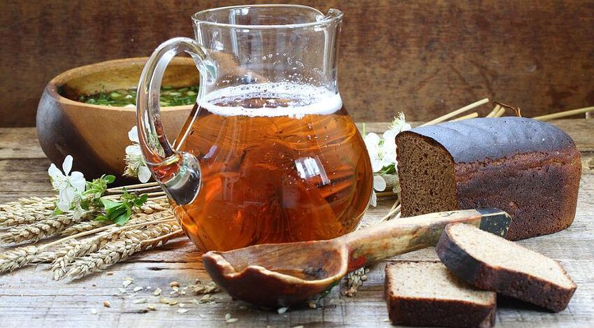 پروٹین کی خوراک پر kvass ترک کرنا